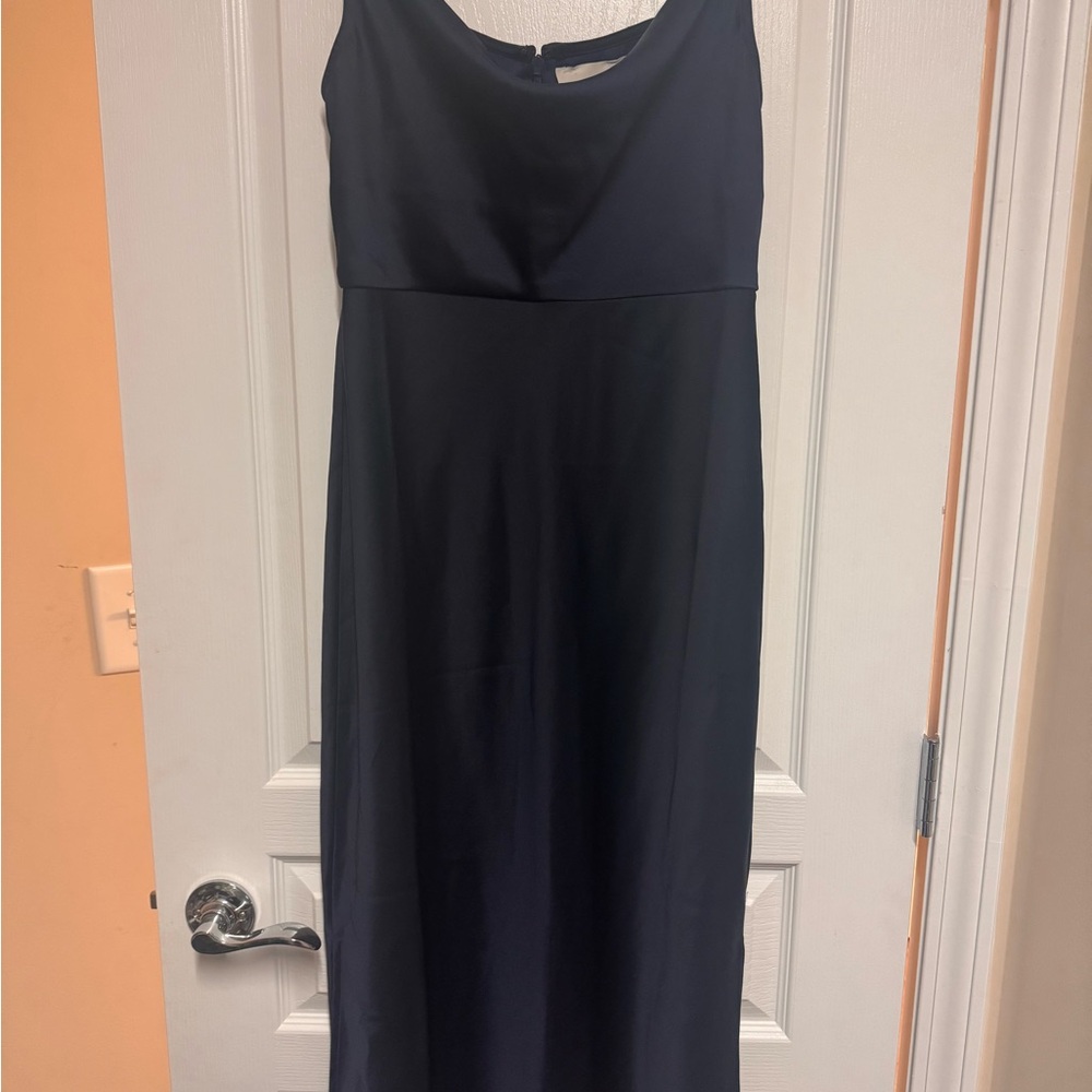BHLDN Cali Midi Dress with Cowl Neck & Spaghetti Straps (NWT) - Picture 4 of 5